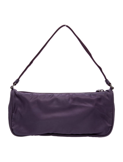 Prada Enameled Metal Triangle Top Handle Bag