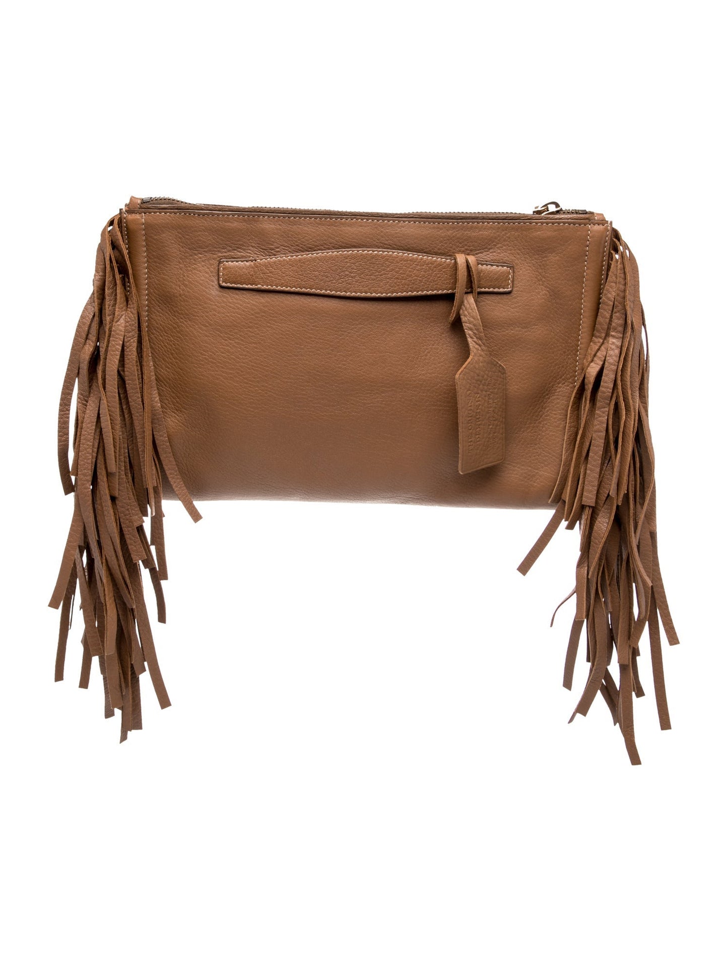 Prada Cervo Leather Clutch