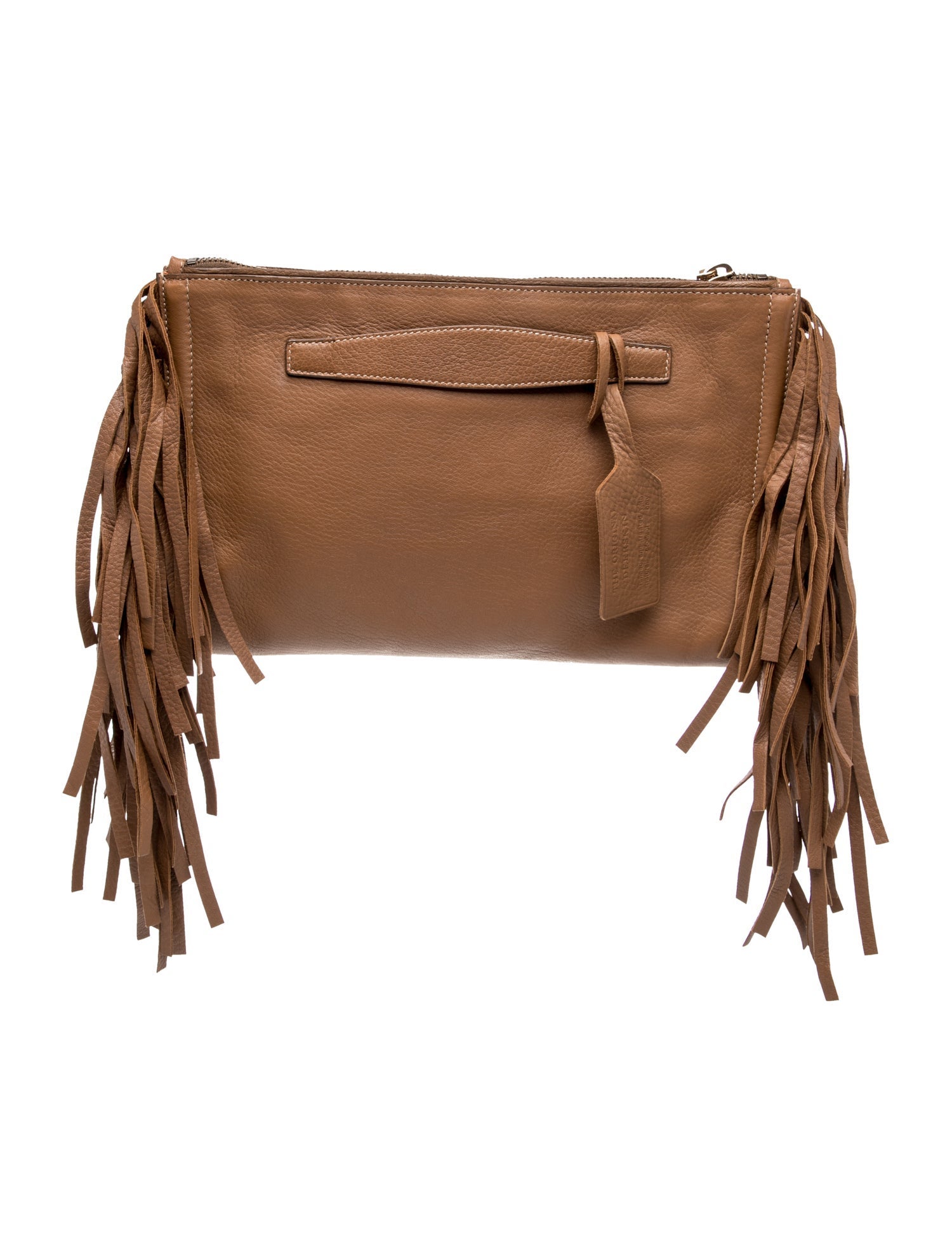 Prada Cervo Leather Clutch