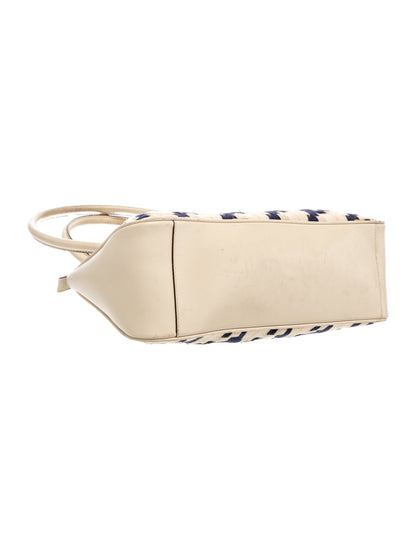 Prada Enameled Metal Triangle Shoulder Bag