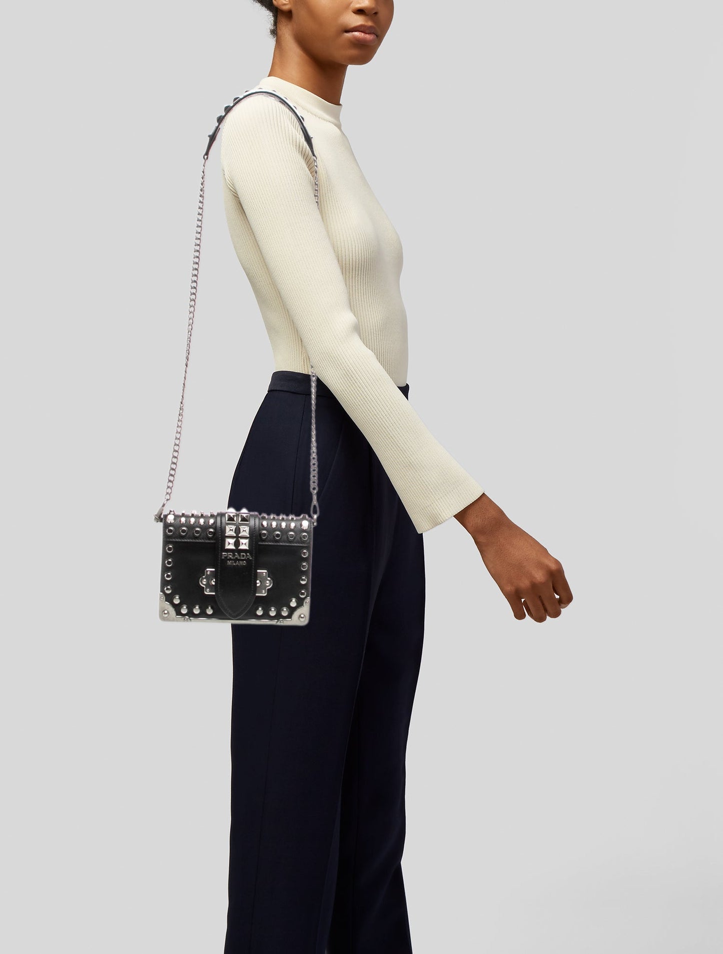 Prada Saffiano Leather Crossbody Bag