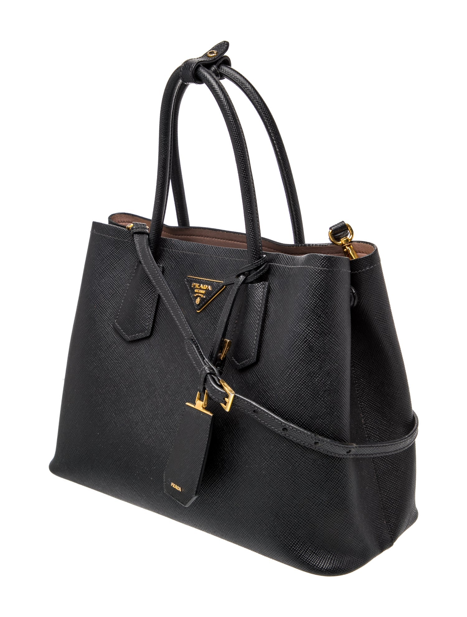 Prada Signature Double Tote
