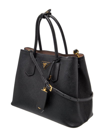 Prada Signature Double Tote