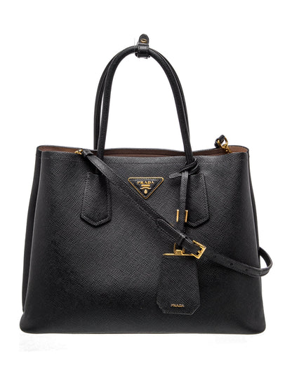 Prada Signature Double Tote