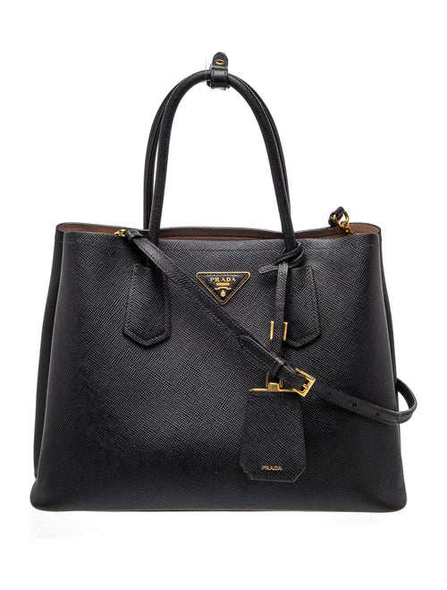Prada Signature Double Tote