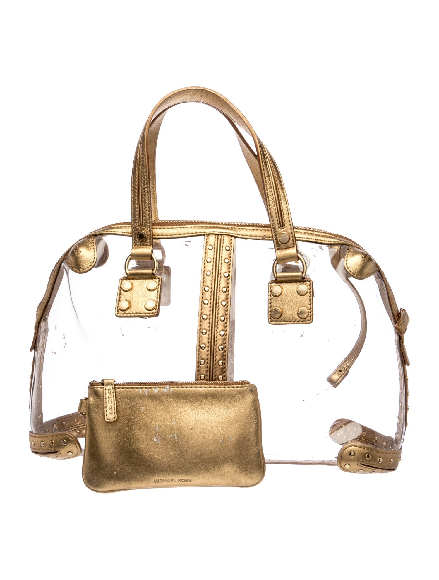 Michael Kors PVC Top Handle Bag