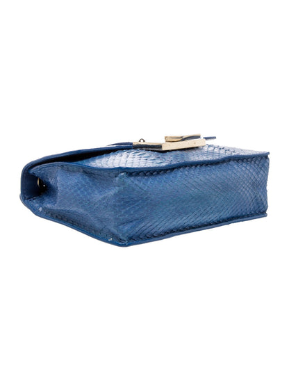 Jimmy Choo Snakeskin Messenger Bag