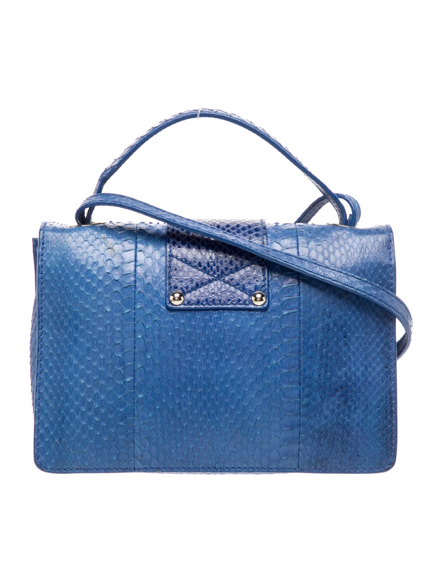 Jimmy Choo Snakeskin Messenger Bag