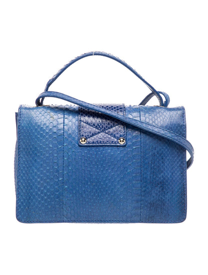 Jimmy Choo Snakeskin Messenger Bag