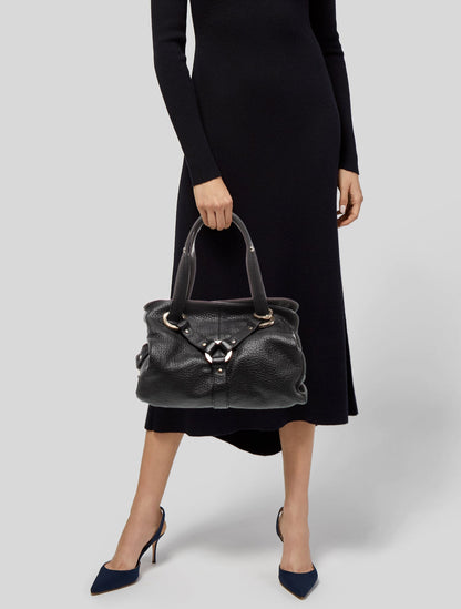 Jimmy Choo Leather Shoulder Bag Large