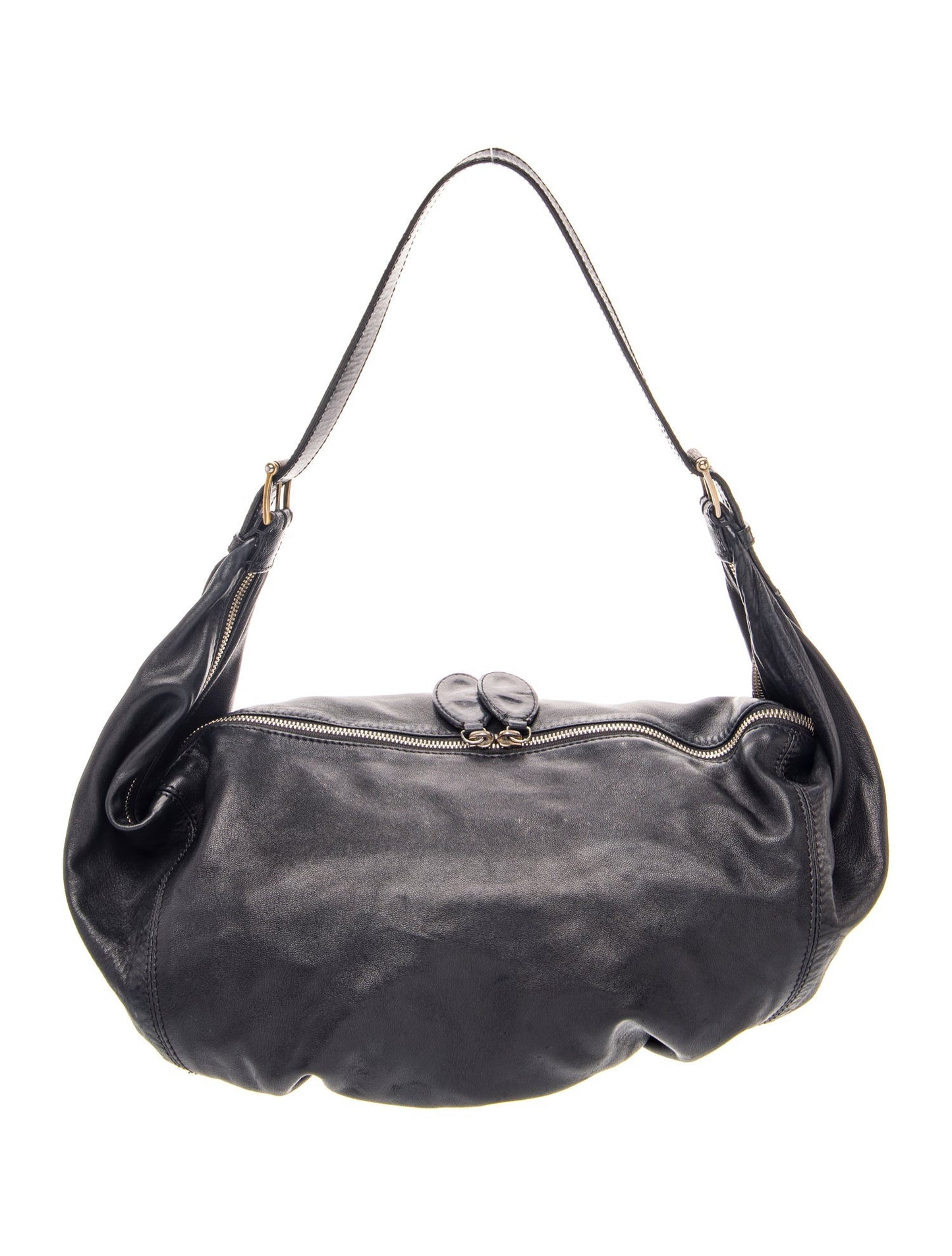 Valentino Leather Hobo Vintage