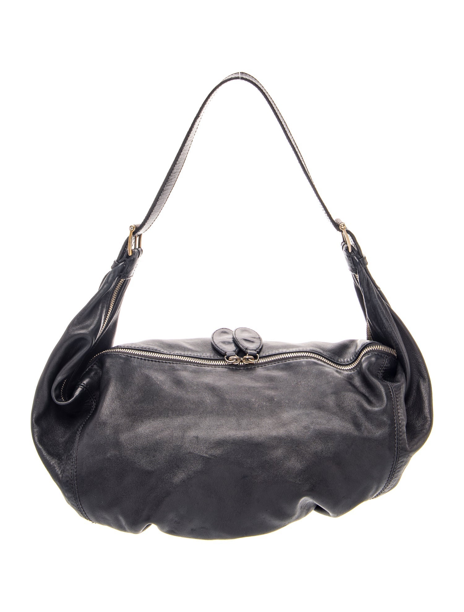 Valentino Leather Hobo Vintage