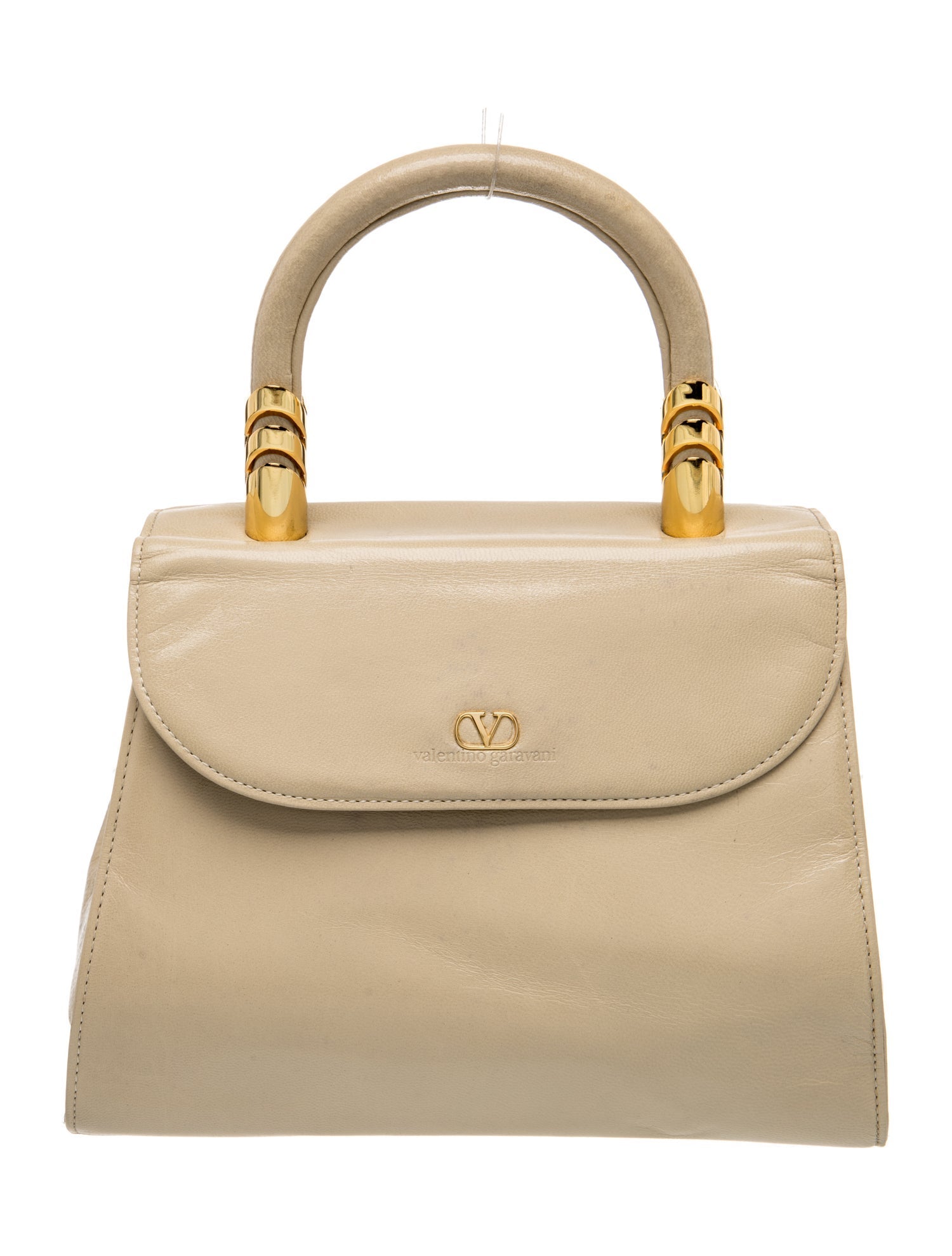 Valentino Leather Top Handle Bag