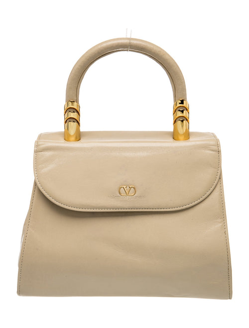 Valentino Leather Top Handle Bag