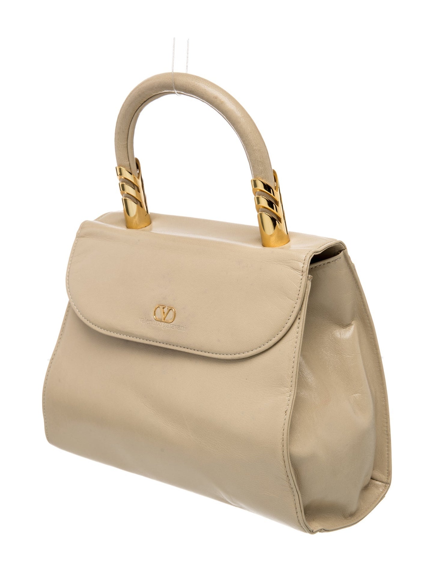 Valentino Leather Top Handle Bag