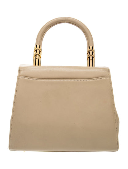 Valentino Leather Top Handle Bag