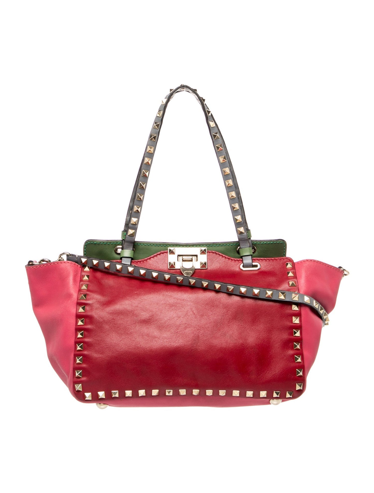 Valentino Rockstud Top Handle Bag
