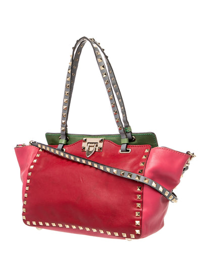 Valentino Rockstud Top Handle Bag
