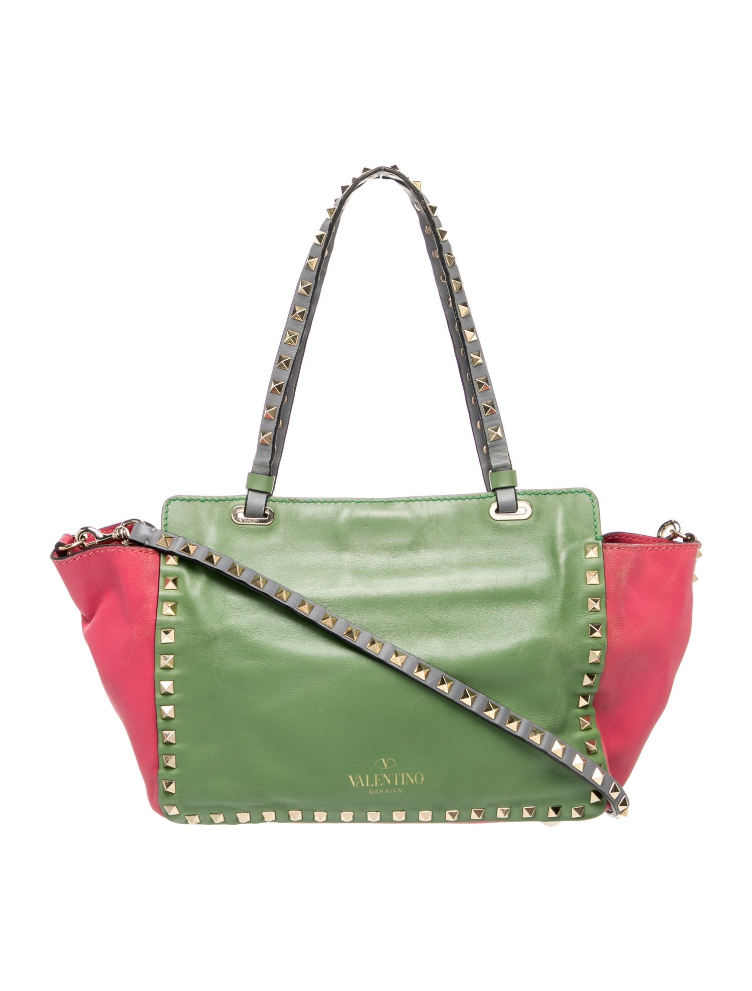 Valentino Rockstud Top Handle Bag