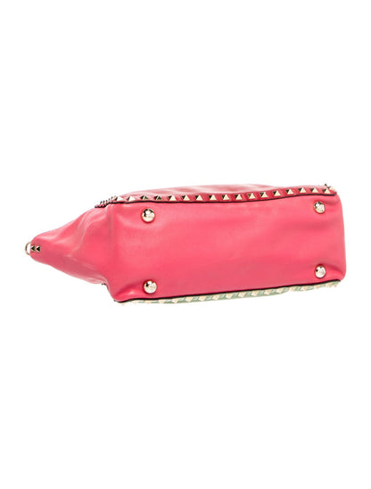 Valentino Rockstud Top Handle Bag