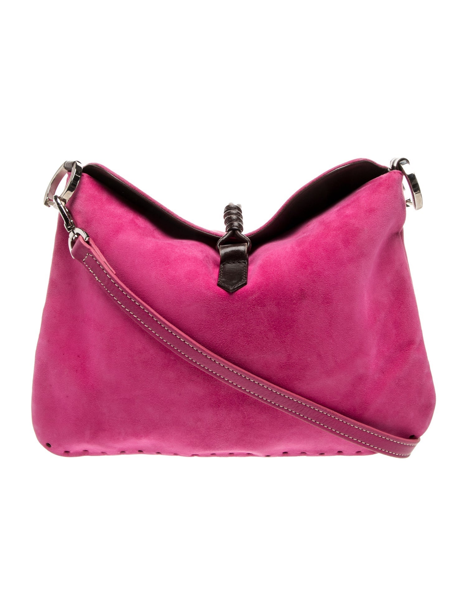 Valentino Suede Shoulder Bag Vintage
