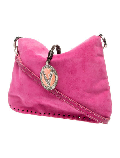 Valentino Suede Shoulder Bag Vintage