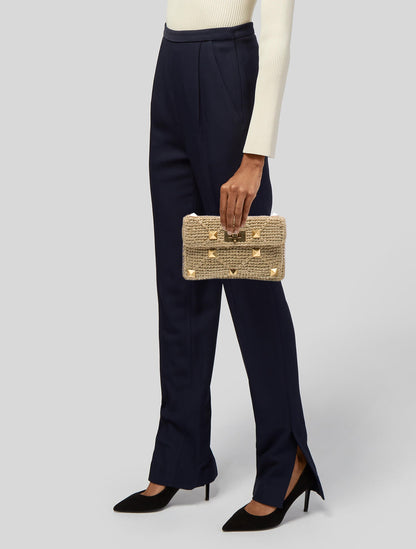 Valentino Roman Stud Clutch