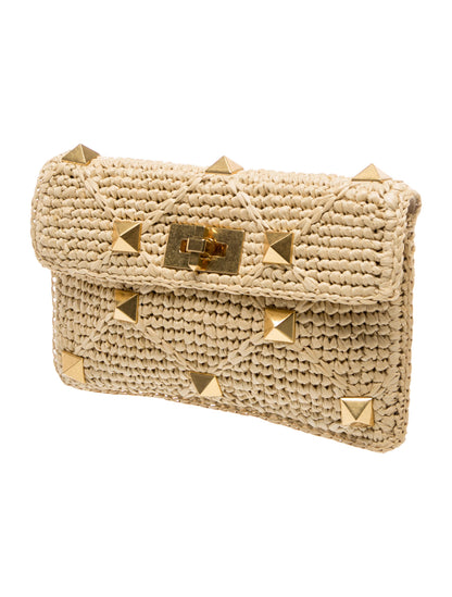 Valentino Roman Stud Clutch