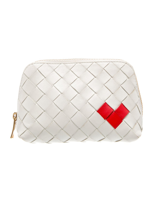 Bottega Veneta Leather Cosmetic Bag