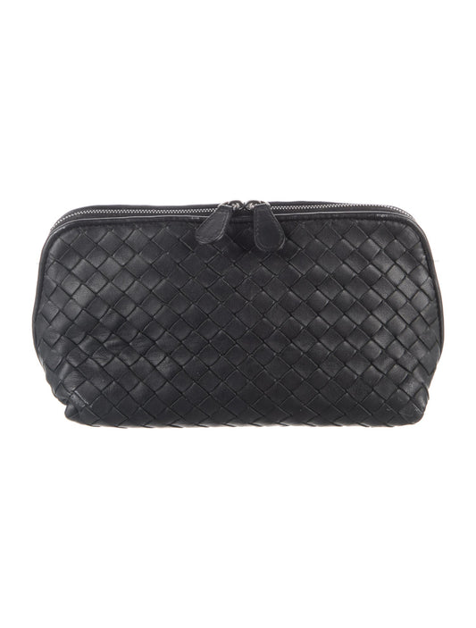 Bottega Veneta Leather Cosmetic Bag