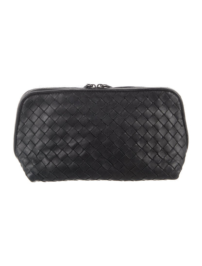 Bottega Veneta Leather Cosmetic Bag