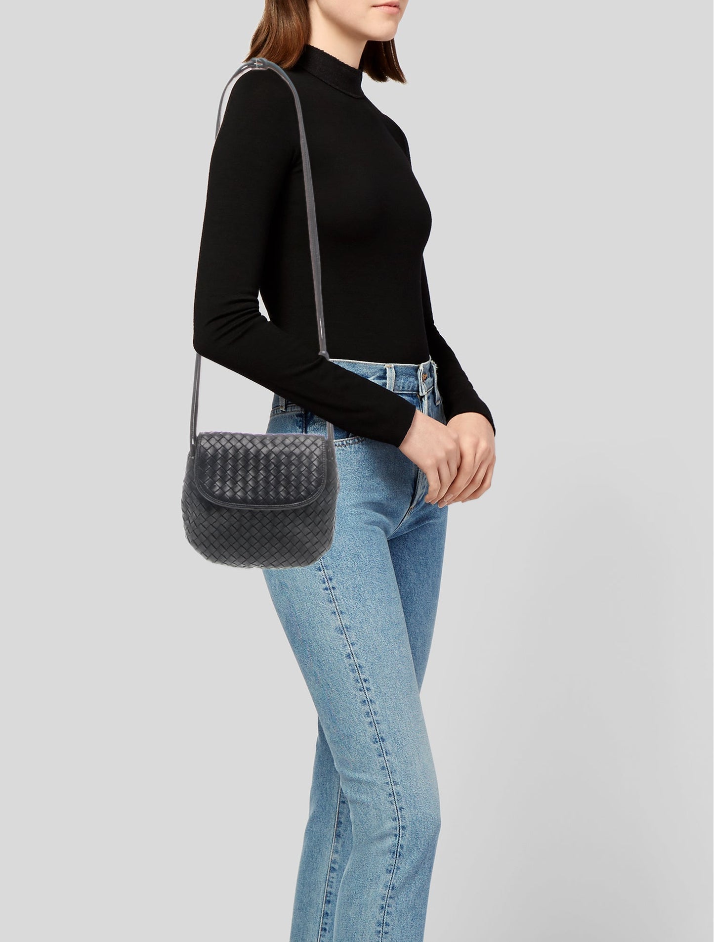 Bottega Veneta Intrecciato Crossbody Bag Vintage