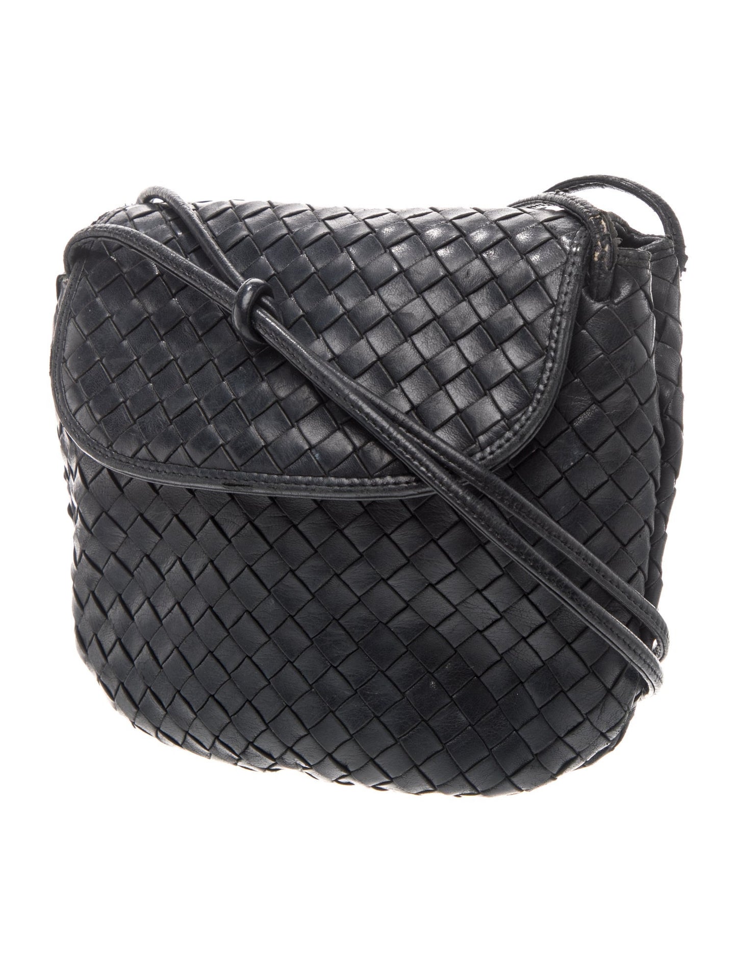 Bottega Veneta Intrecciato Crossbody Bag Vintage