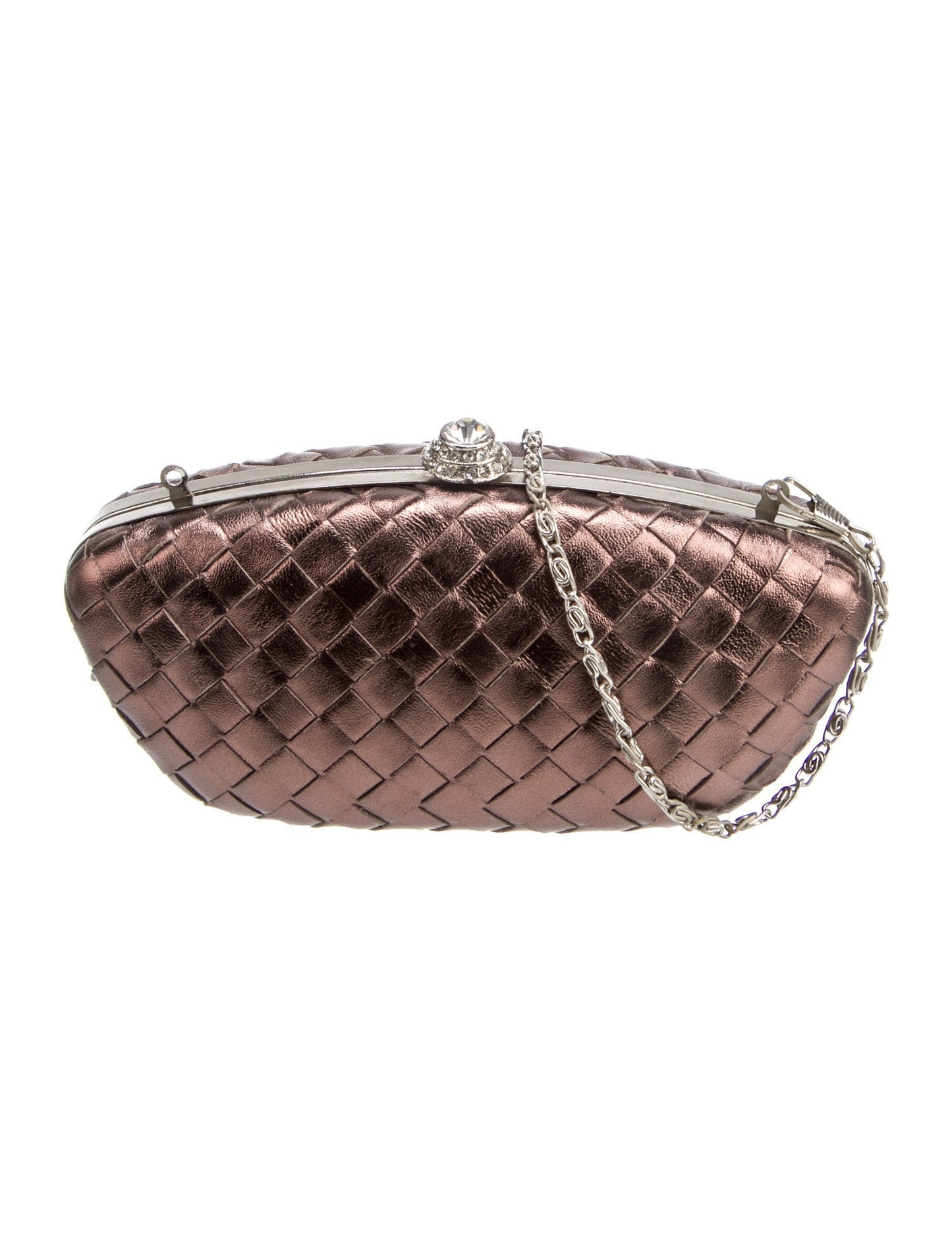 Bottega Veneta Leather Minaudière