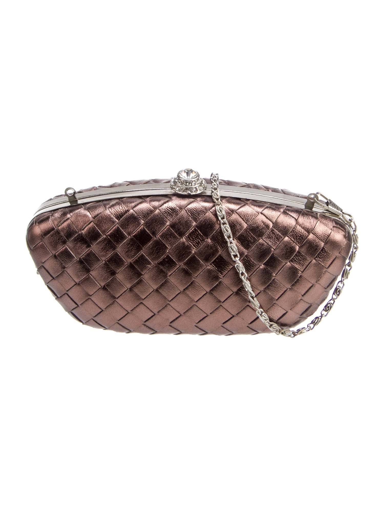 Bottega Veneta Leather Minaudière