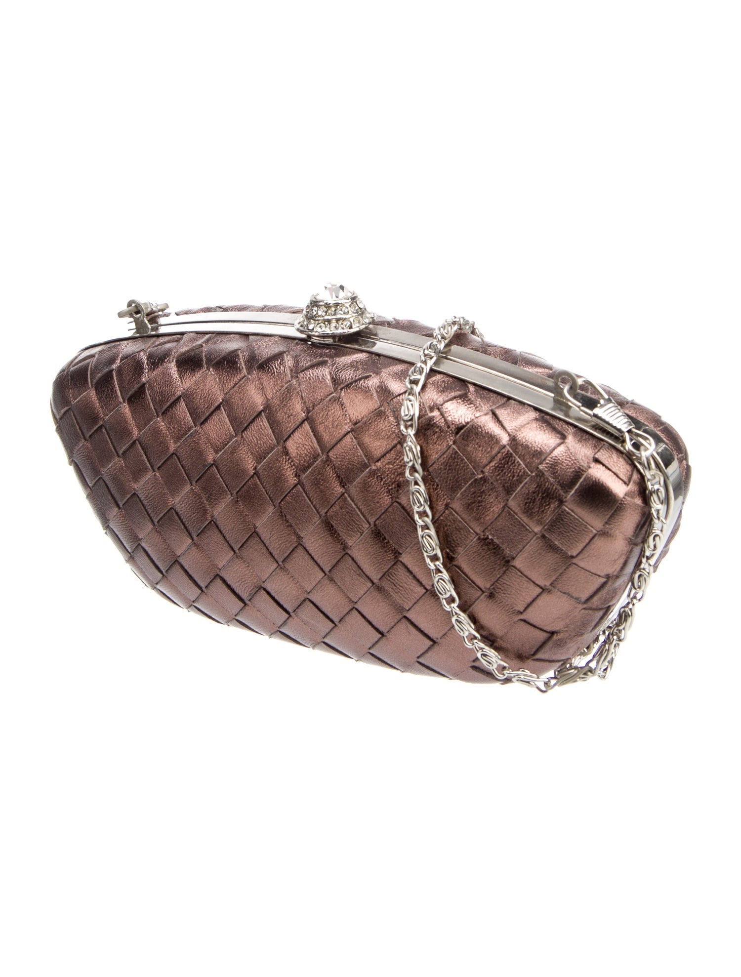 Bottega Veneta Leather Minaudière