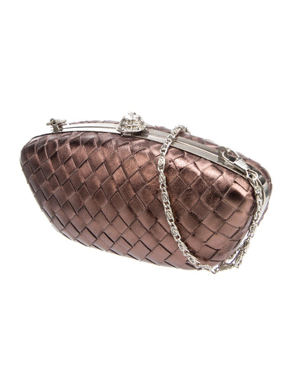 Bottega Veneta Leather Minaudière