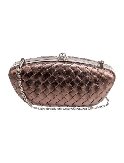 Bottega Veneta Leather Minaudière