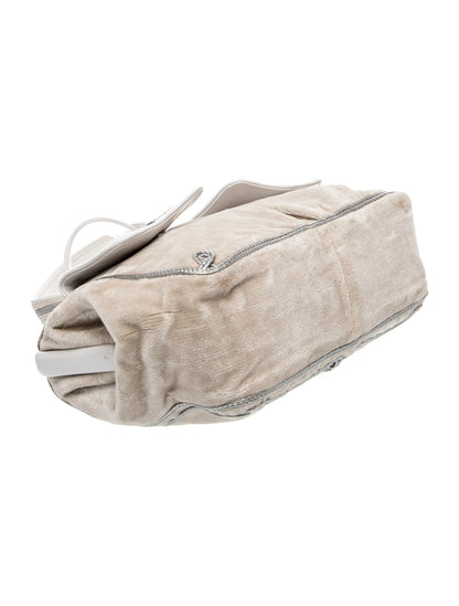 Bottega Veneta Velvet Top Handle Bag
