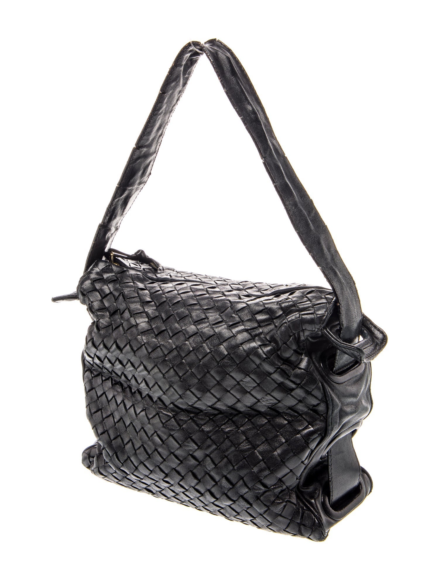 Bottega Veneta Intrecciato Shoulder Bag Vintage