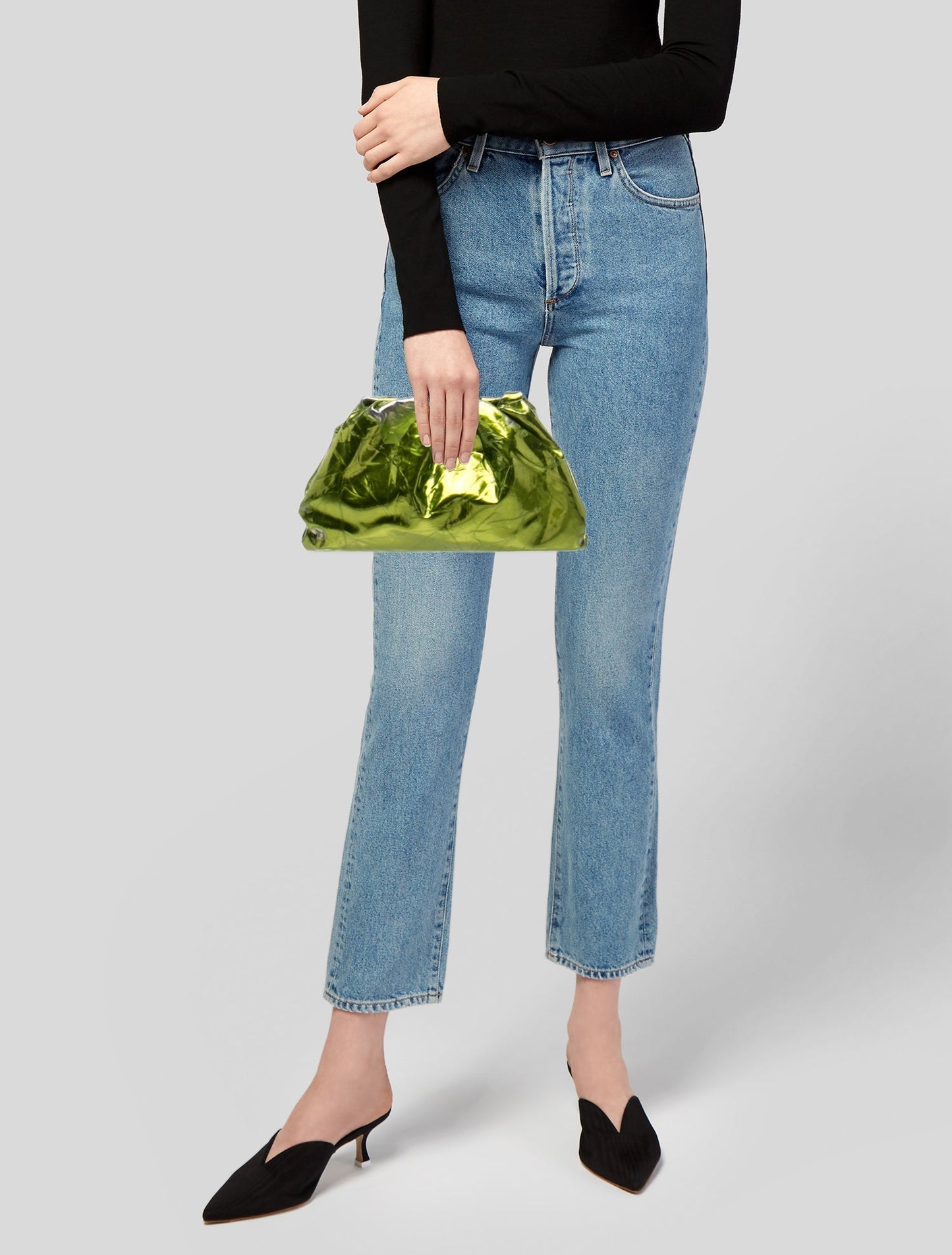 Bottega Veneta Patent Leather The Pouch