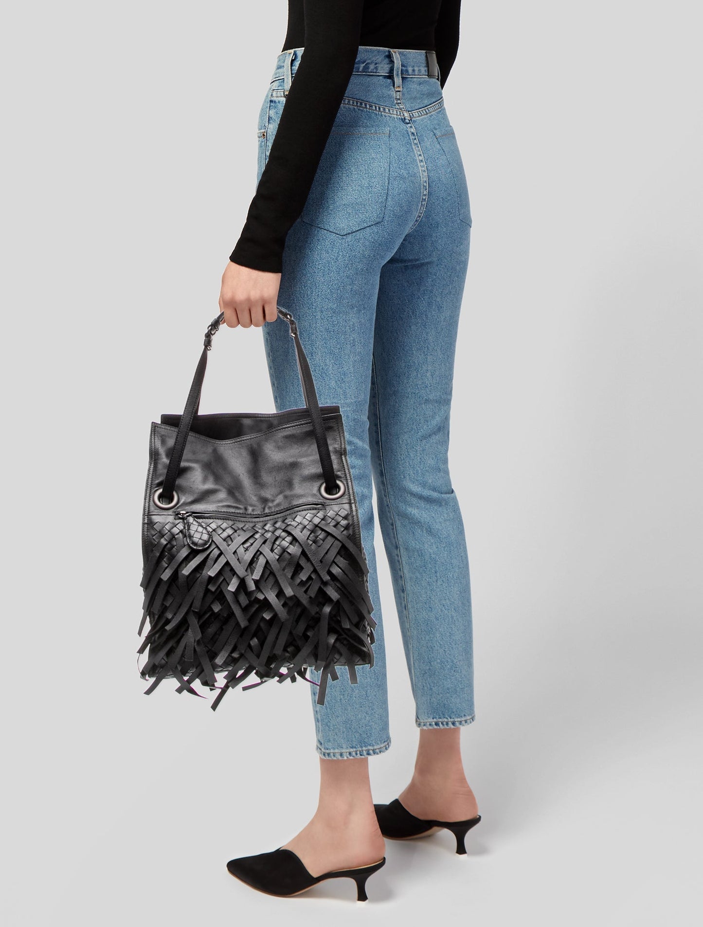Bottega Veneta Intrecciato Fringe Palio