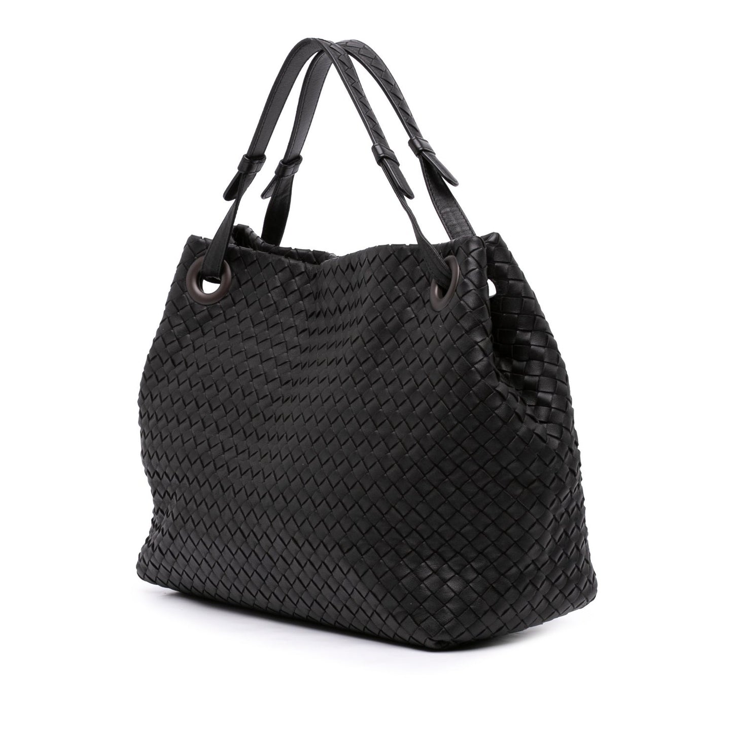 Bottega Veneta Medium Nappa Leather Intrecciato Garda Tote