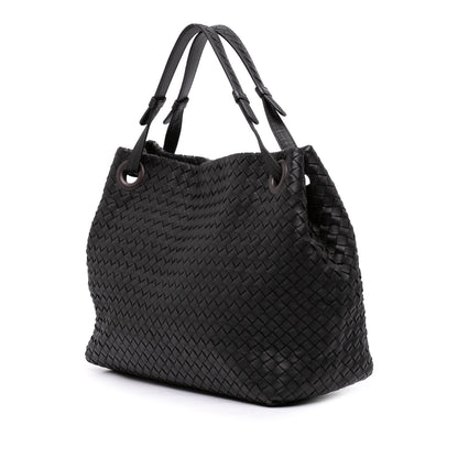 Bottega Veneta Medium Nappa Leather Intrecciato Garda Tote