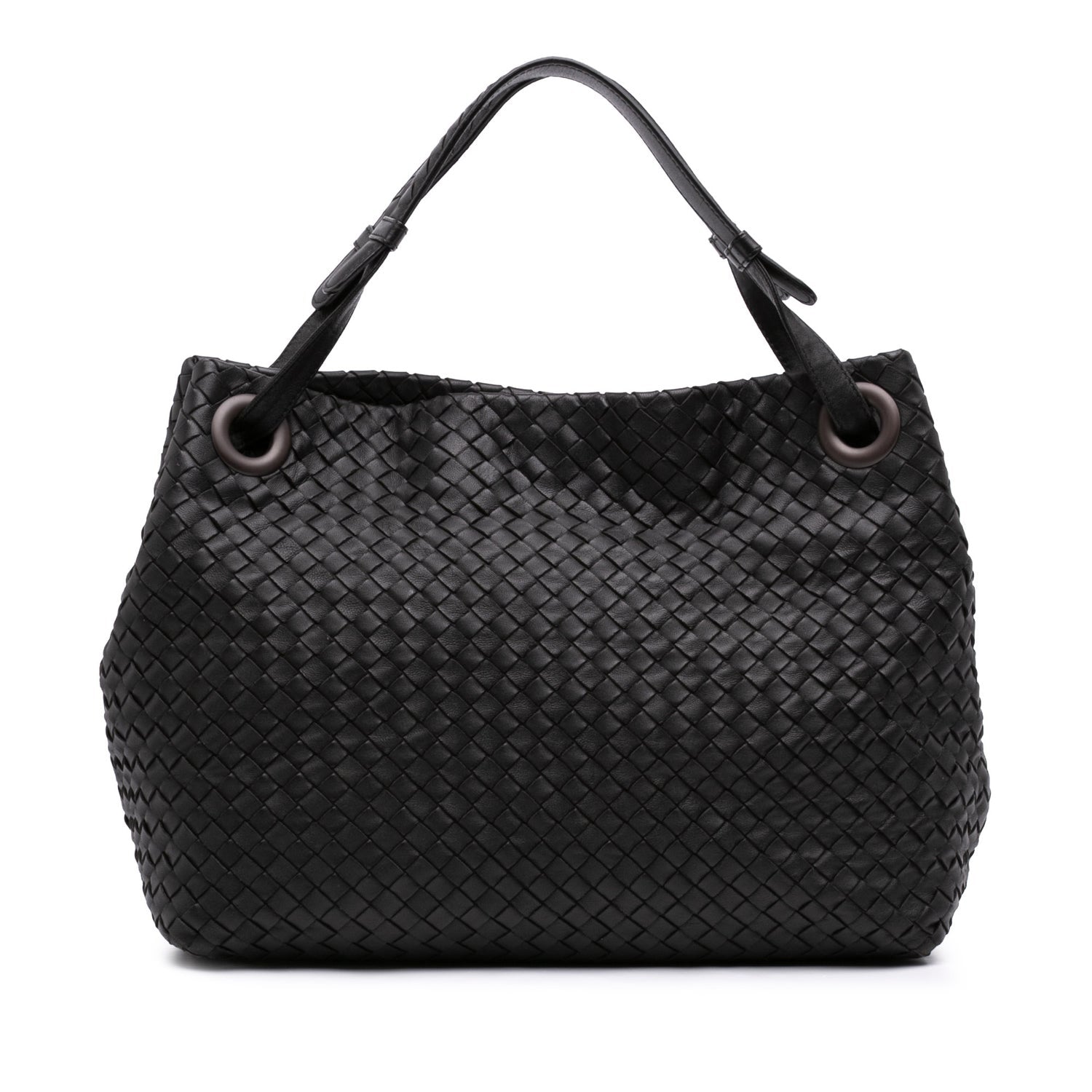 Bottega Veneta Medium Nappa Leather Intrecciato Garda Tote