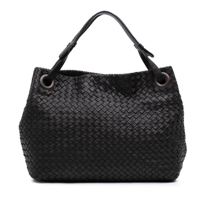 Bottega Veneta Medium Nappa Leather Intrecciato Garda Tote