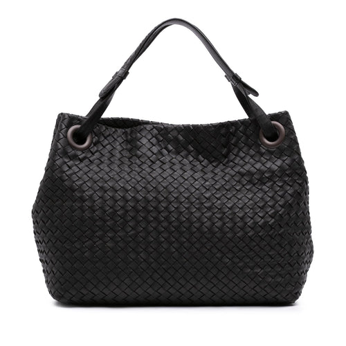 Bottega Veneta Medium Nappa Leather Intrecciato Garda Tote