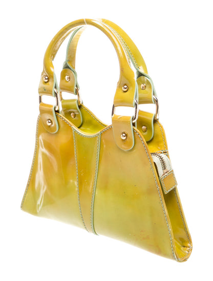 Fendi Patent Leather Top Handle Bag Mini