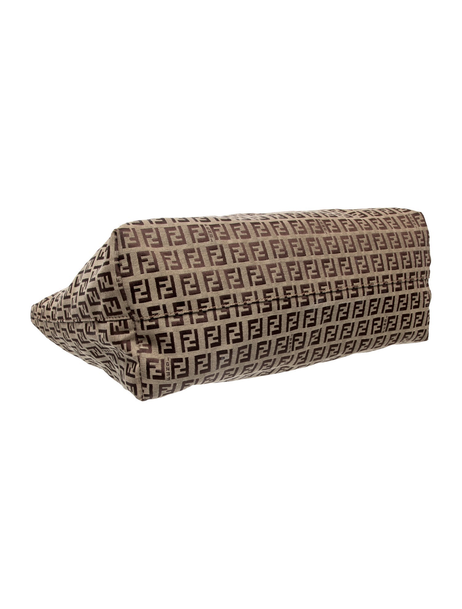 Fendi Zucchino FF Roll Tote