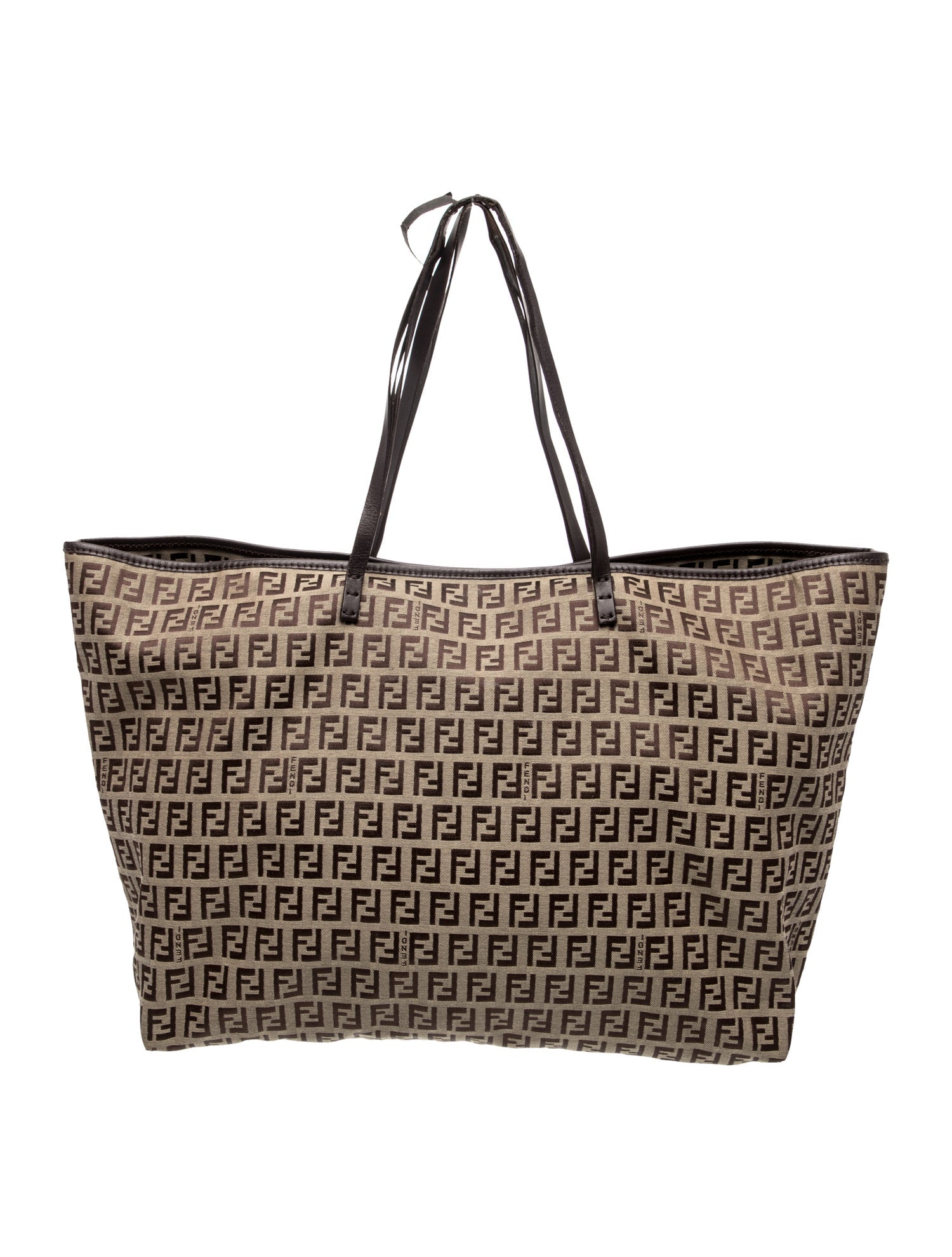 Fendi Zucchino FF Roll Tote